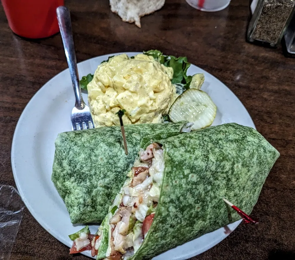 Chicken Carbonara Wrap